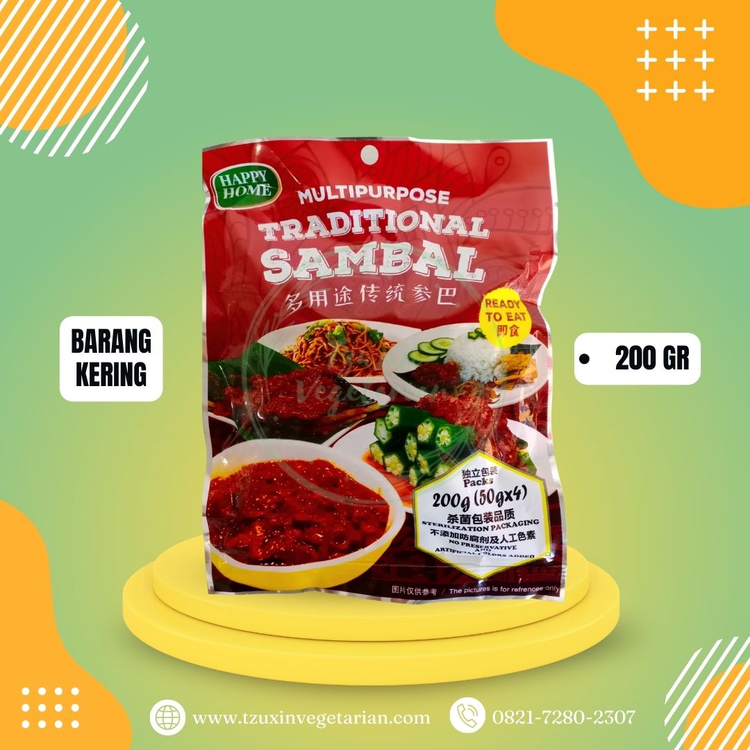 HH MULTIPURPOSE TRADITIONAL SAMBAL 50GR x 4PACK (200GR)