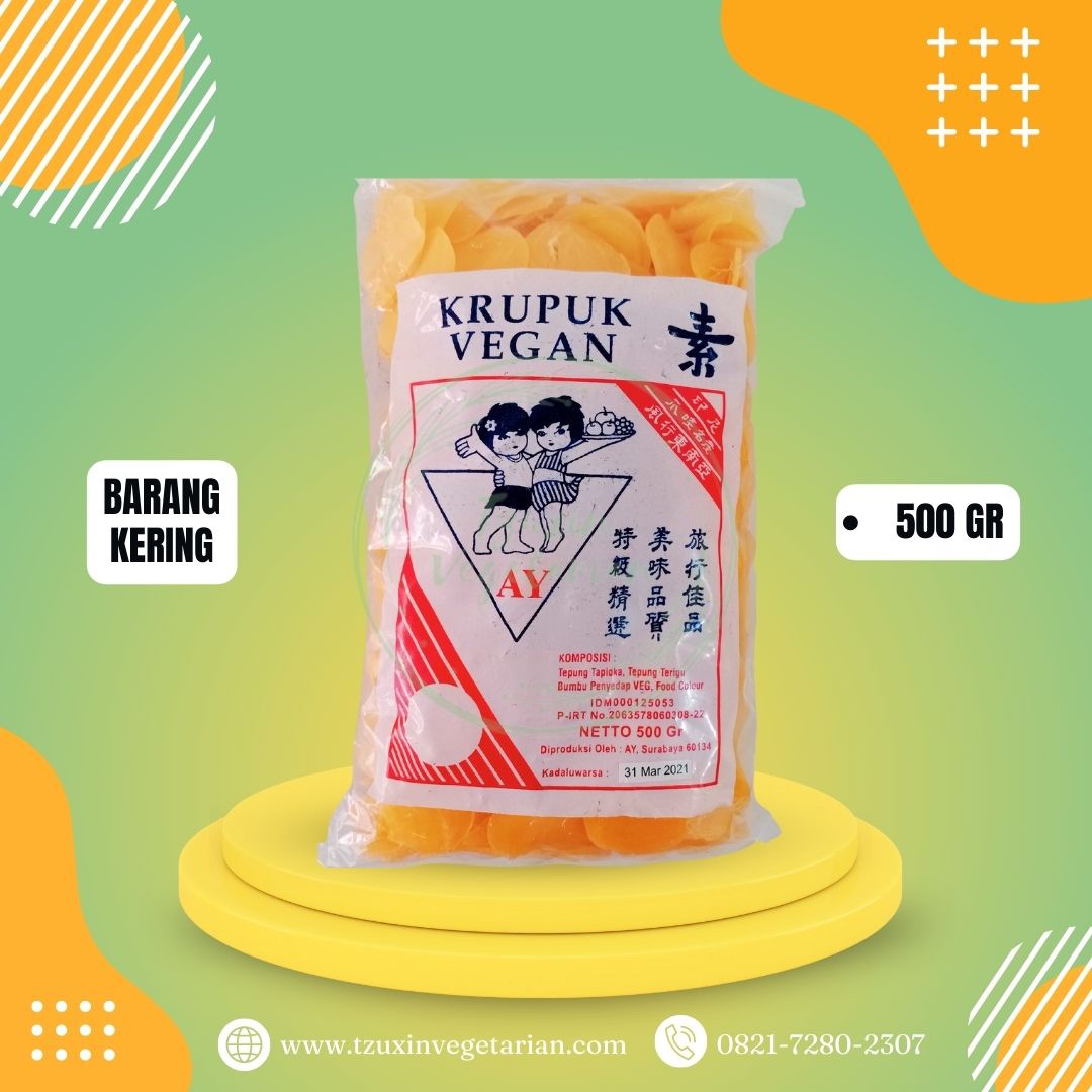 KERUPUK VEGAN ORI (500GR)