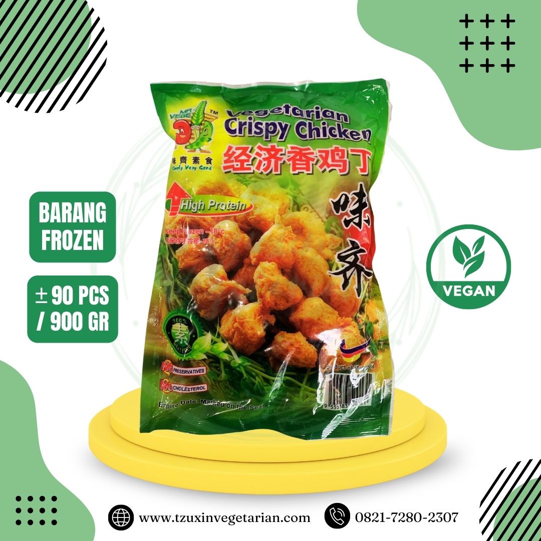 MR VEGE CRISPY CHICKEN HIJAU (900GR)