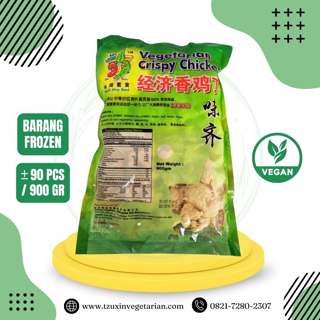 MR VEGE CRISPY CHICKEN HIJAU (900GR)