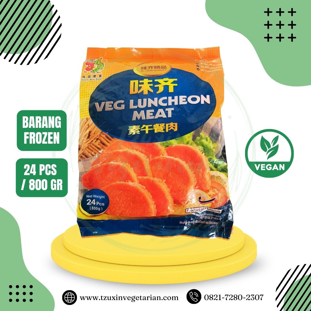 MR VEGE LUNCHEON MEAT 24 PCS (800GR)