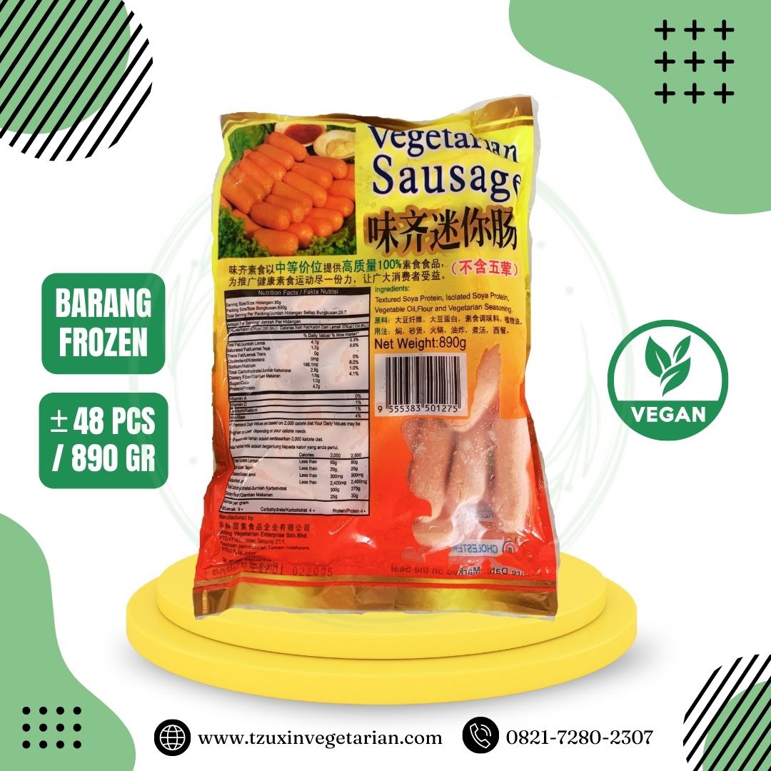 MR VEGE SAUSAGE PENDEK (890GR)