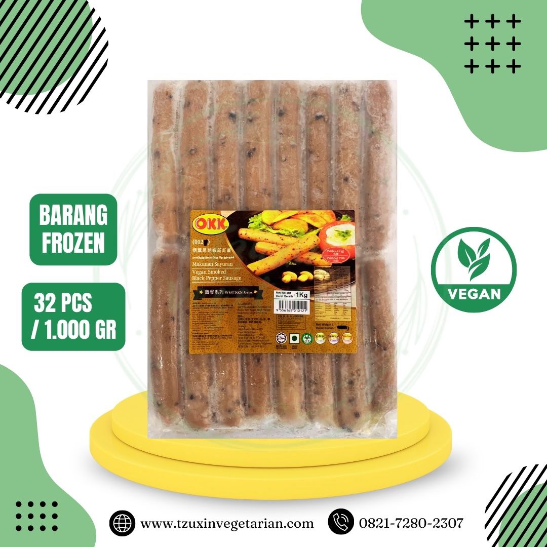 OKK SMOKED BLACK PEPPER SAUSAGE