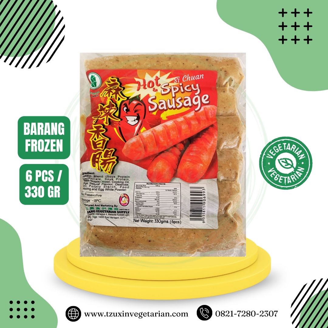 WX SI CHUAN SPICY SAUSAGE 6 PCS