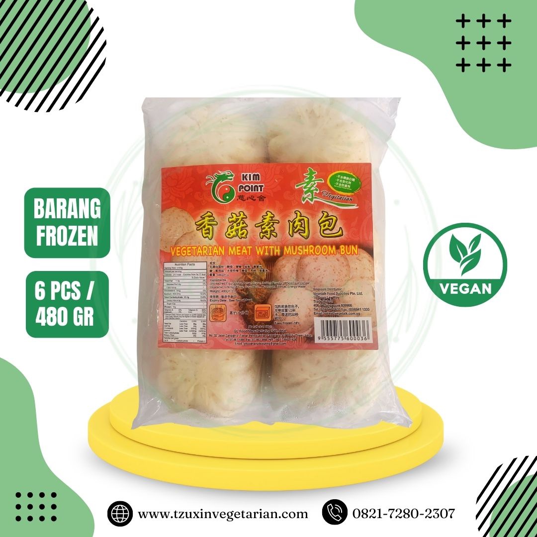 KIM POINT MUSHROOM MEAT BUNS 6 PCS