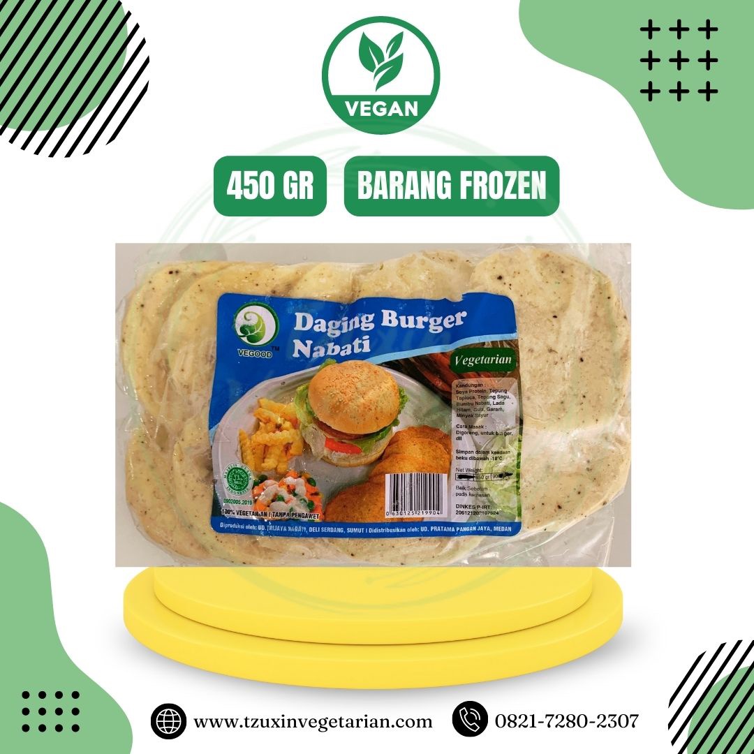 VEGOOD BURGER NABATI (450GR)