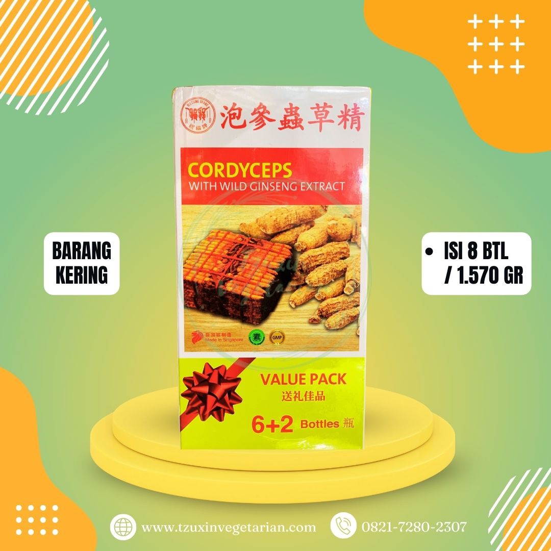 CORDYCEPS GINSENG 8 BTL (1.500GR)