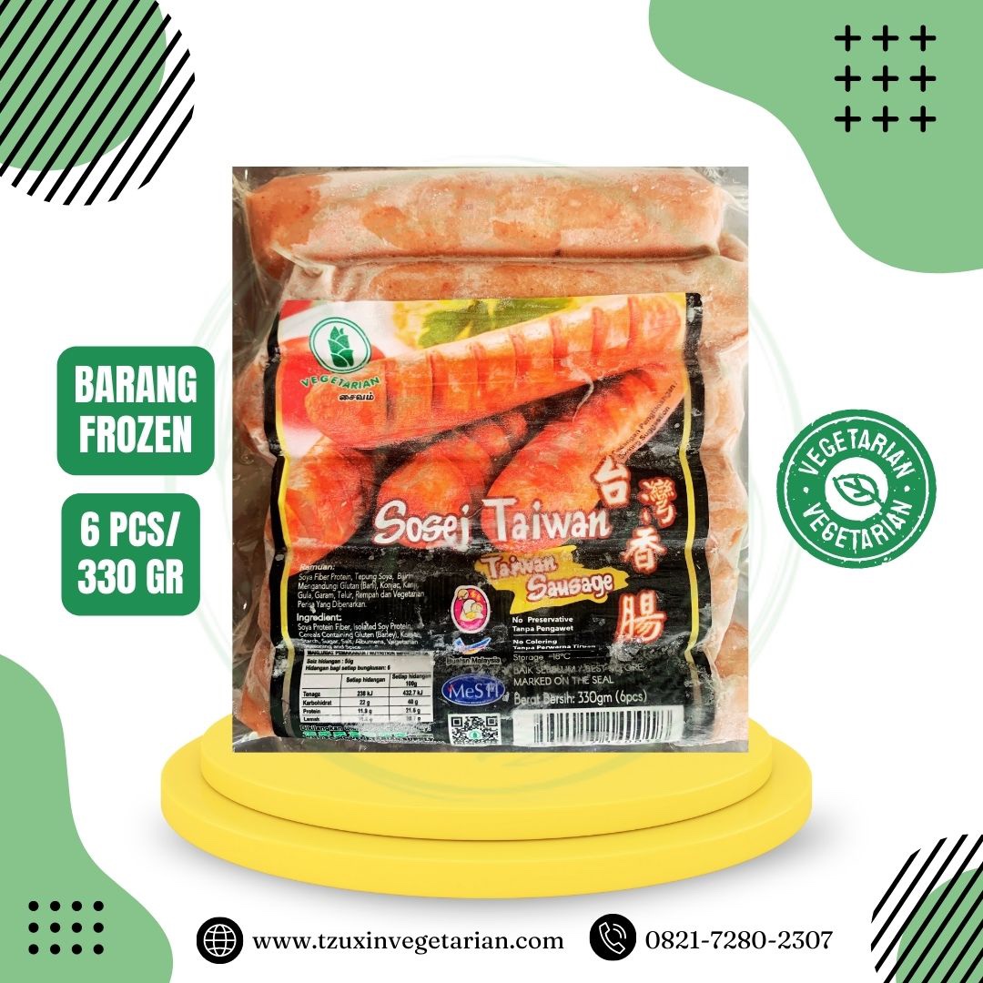 WX TAIWAN SAUSAGE 6 PCS (330GR)