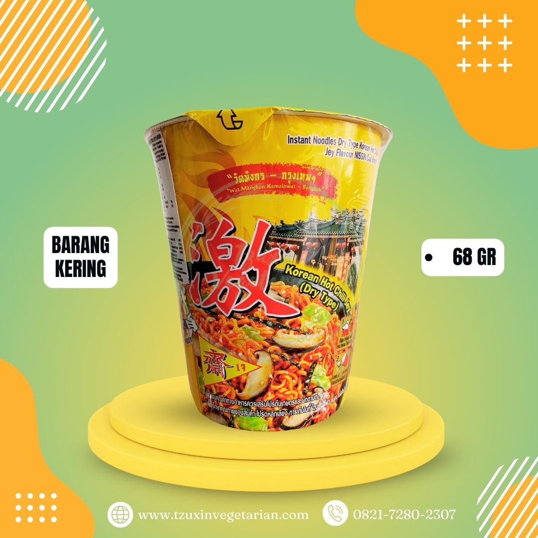 NISSIN BOY FRIED CUP NOODLES (68GR)