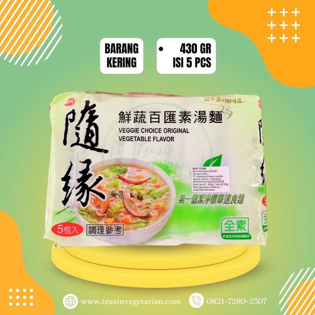 VEDAN MISCELLANEOUS VEGE NOODLES (5BKS)