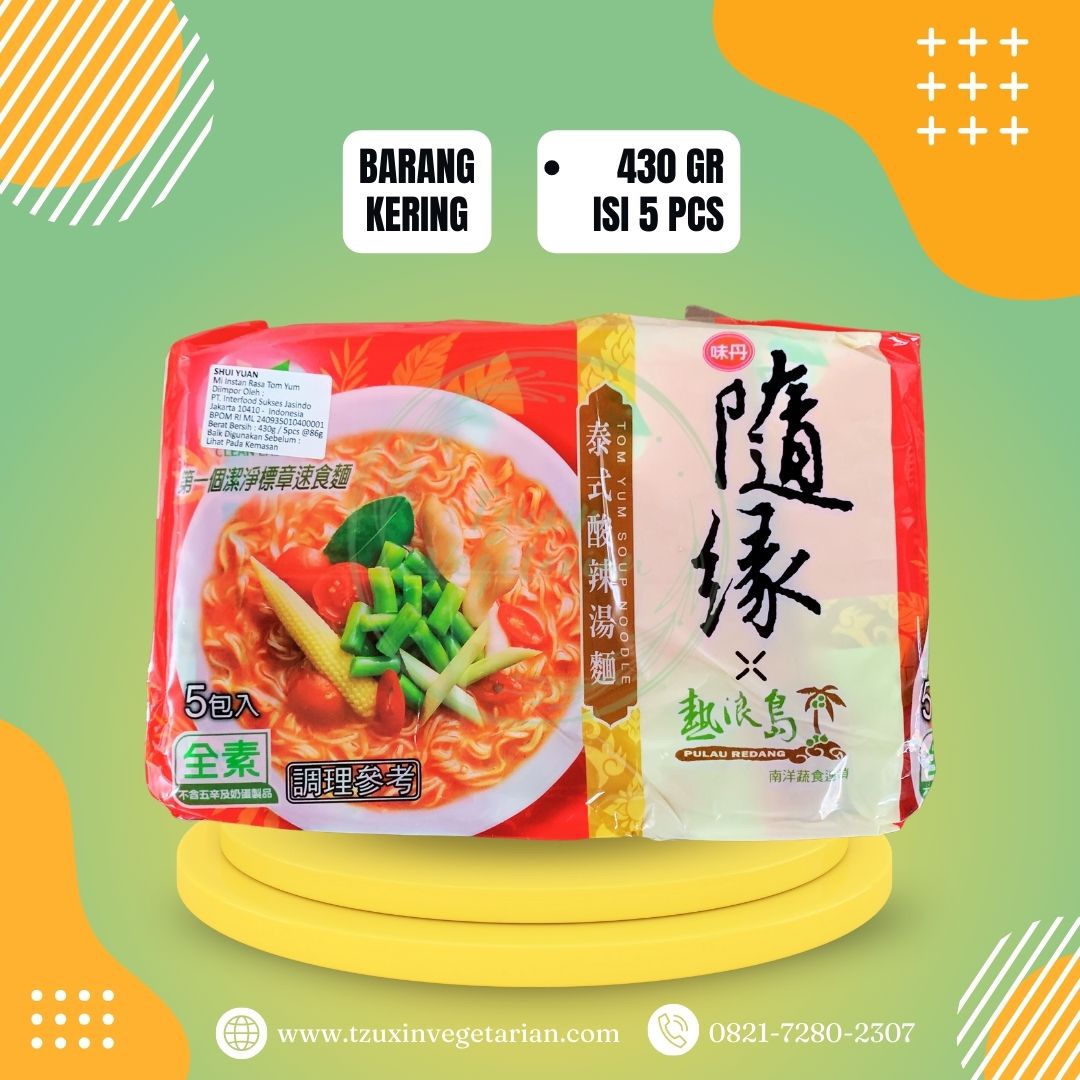 VEDAN TOMYAM SOUP NOODLES (5BKS)