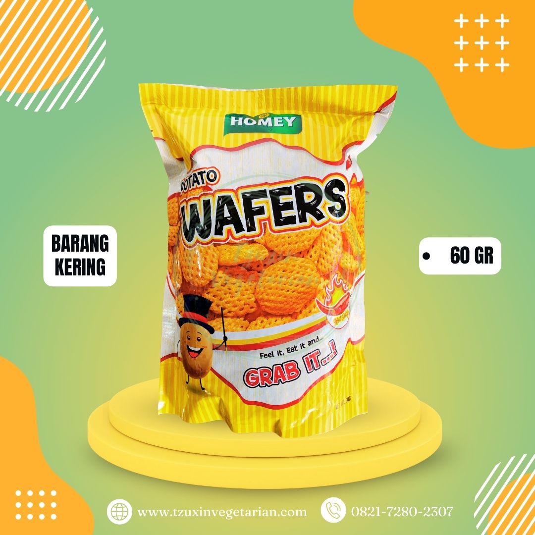 HOMEY POTATO WAFERS (60GR)