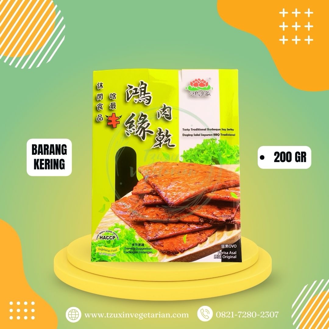 HY TASTY TRADITIONAL BBQ SOY JERKY (200GR)