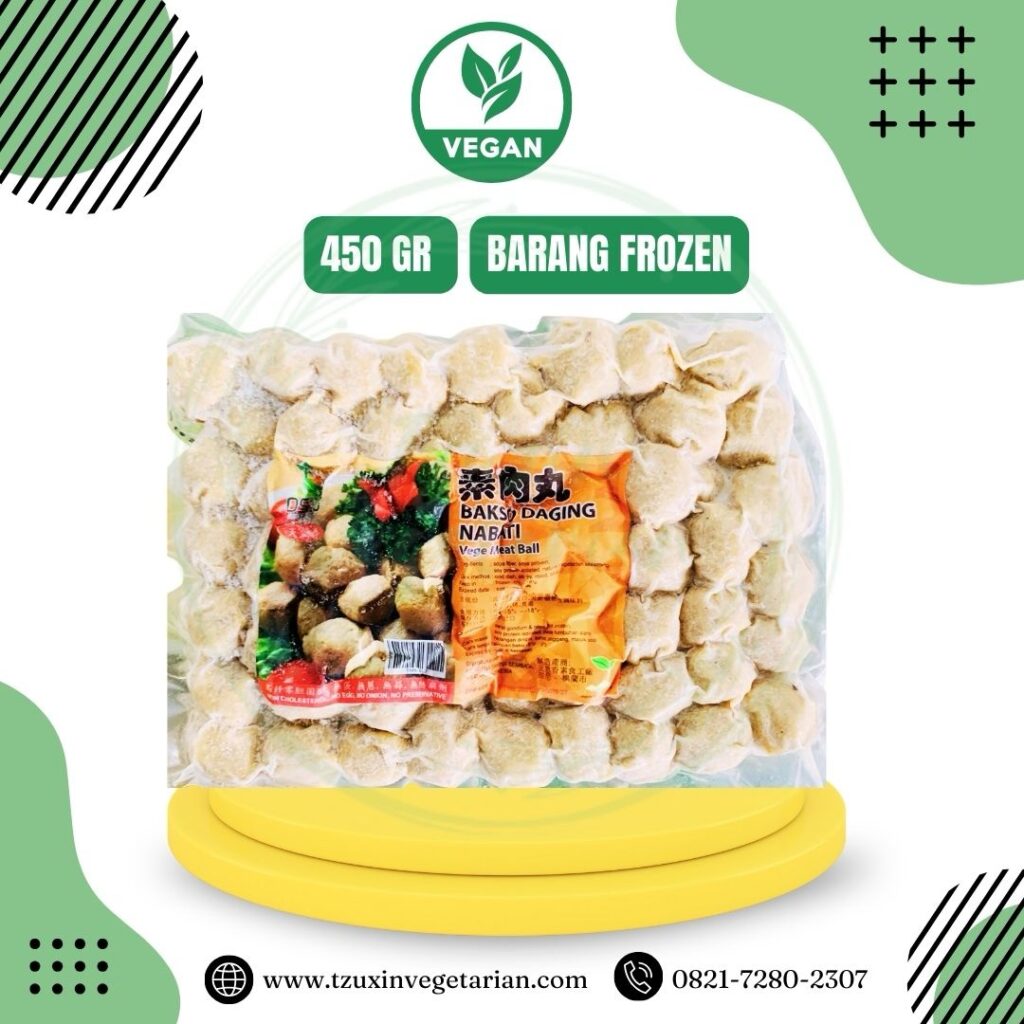 Oslo Bakso Daging Nabati 450gr Tzuxin Vegetarian